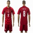 2016 Czech Republic team KREJCI #8 red soccer jersey home