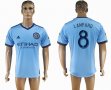 2017-2018 New York City FC #8 LAMPARD thailand version skyblue soccer jersey home