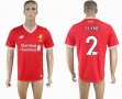 2017-2018 Liverpool Thailand version #2 CLYNE red soccer jersey home