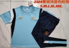 2023-2024 Manchester City Club Polo skyblue blue soccer uniforms with long shorts C1075