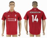 2018-2019 Liverpool Thailand version #14 HENDERSON red soccer jersey