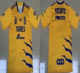 2021-2022 Tigres UANL club thailand version yellow soccer jersey home