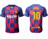 2019-2020 Barcelona thailand version #10 MESSI red blue soccer uniforms home