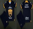 2023-2024 Pumas UNAM club blue kid soccer jerseys away-GD