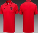 2023-2024 Flamenco club red polo soccer shirts C1004