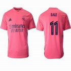 2020-2021 Real Madrid Thailand version #11 BALE pink soccer uniforms away