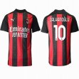 2020-2021 AC Milan club thailand version #10 CALHANOGLU red black soccer jersey home