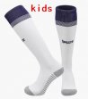 2024 Tottenham Hotspur Club white kid soccer socks home