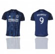 2019-2020 Los Angeles Galaxy #9 IBRAHIMOVIC thailand version blue soccer jersey away