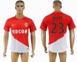 2017-2018 Monaco Thailand Version #23 MENDY red white soccer jersey home