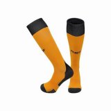 2024-2025 Real Madrid orange soccer socks away