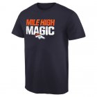 Professional customized Denver Broncos T-Shirts blue