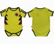 2018 World cup Colombia yellow soccer baby clothes home