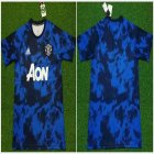 2019-2020 Manchester united thailand version blue soccer training jerseys