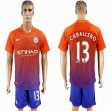 2016-2017 Manchester city club CABALLERO #13 orange soccer jersey away