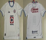 2024-2025 Cruz Azul club thailand version white soccer jerseys away