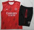 2023-2024 Arsenal red black soccer vest uniforms D904