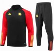 2023-2024 Roma club red black Soccer uniforms with Long Trousers
