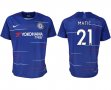 2018-2019 Chelsea club thailand version #21 MATIC blue soccer jersey home