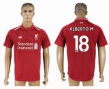 2018-2019 Liverpool Thailand version #18 ALBERTO.M red soccer jersey