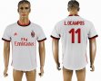 2017-2018 AC Milan #11 L.OCAMPOS thailand version white soccer jersey away