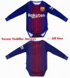 2017-2018 Barcelona blue long sleeve baby clothes