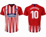 2018-2019 Atletico Madrid thailand version #10 CARRASCO red soccer jersey home