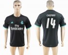 2017-2018 Real Madrid #14 CASEMIRO thailand version black soccer jersey away