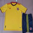 2023 Colombia national team yellow blue soccer jerseys home