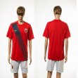 2016 Norway team red soccer jersey home