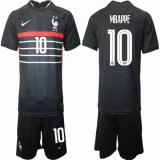 2022 France World Cup #10 MBAPPE black soccer Jerseys home