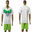 2015-2016 VfL Wolfsburg white soccer jersey home