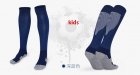 Kid soccer socks blue colors