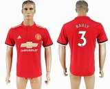 2017-2018 Manchester United BAILLY #3 Thailand version red soccer jersey