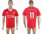 2017-2018 Liverpool Thailand version #11 FIRMINO red soccer jersey home