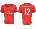 2018-2019 Real Madrid second thailand version #12 MARCELO red soccer jerseys away