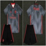 2019-2020 Benfica club gray black soccer jersey away