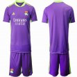 2020-2021 Olympique Lyonnais purple goalkeeper soccer jerseys
