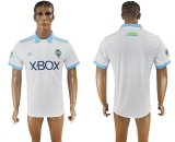 2017-2018 Seattle Sounders club Thailand version white soccer jersey away