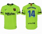 2018-2019 Barcelona thailand version #14 COUTINHO green soccer jersey away