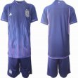 2022 World Cup Argentina team purple soccer Jerseys away