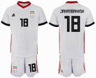 2018 World Cup Iran #18 JRHANBAKHSH white soccer jersey home