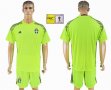 Swedish fluorescent green goalkeeper soccer jersey FIFA World Cup and Russia 2018 patch