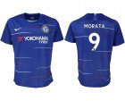 2018-2019 Chelsea club thailand version #9 MORATA blue soccer jersey home