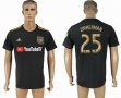 2018-2019 Los Angeles FC thailand version #25 ZIMMERMAN black soccer jersey home