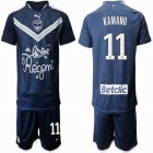 2019-2020 Girondins de Bordeaux #11 KAMANO blue soccer jersey home