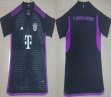 2023-2024 Bayern Munich club thailand version black soccer jerseys away