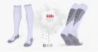 Kid soccer socks white colors