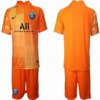 2021-2022 Paris Saint-Germain Orange red goalkeeper soccer jersey