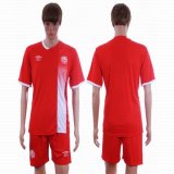 2016-2017 Canada team red soccer jersey home